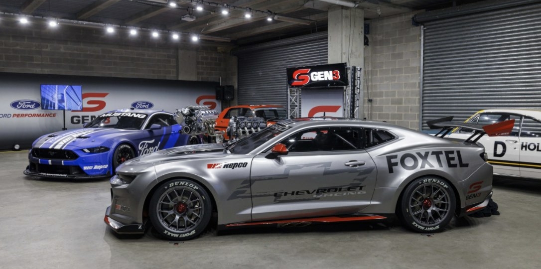 silver race car gen3 supercars