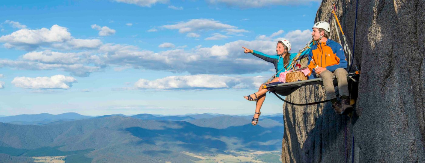 mother's day gifts for adventurous women - mt buffalo cliff picnic