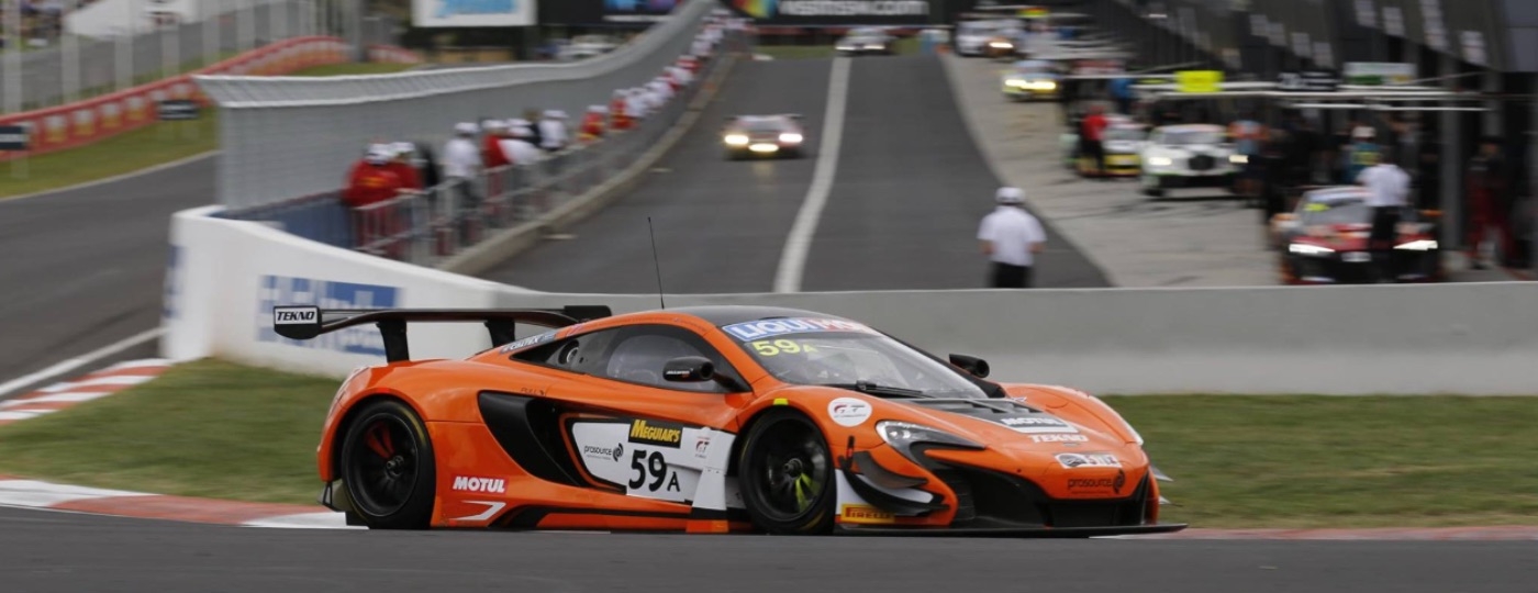 Tekno Autosports McLaren 650S GT3 competing at The Bathurst 12 Hour